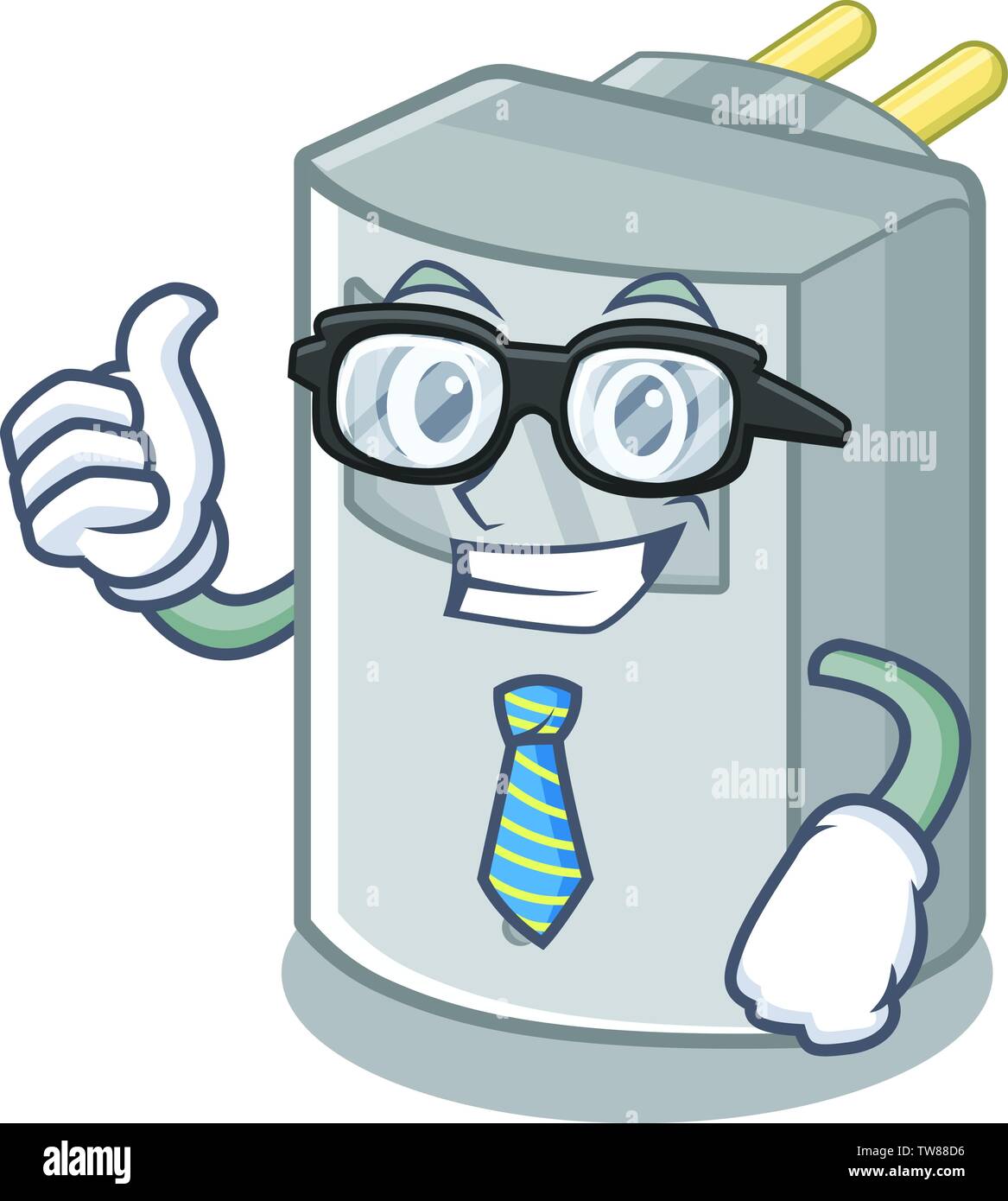 Businessman motion sensor in the cartoon shape Stock Vector Image & Art ...