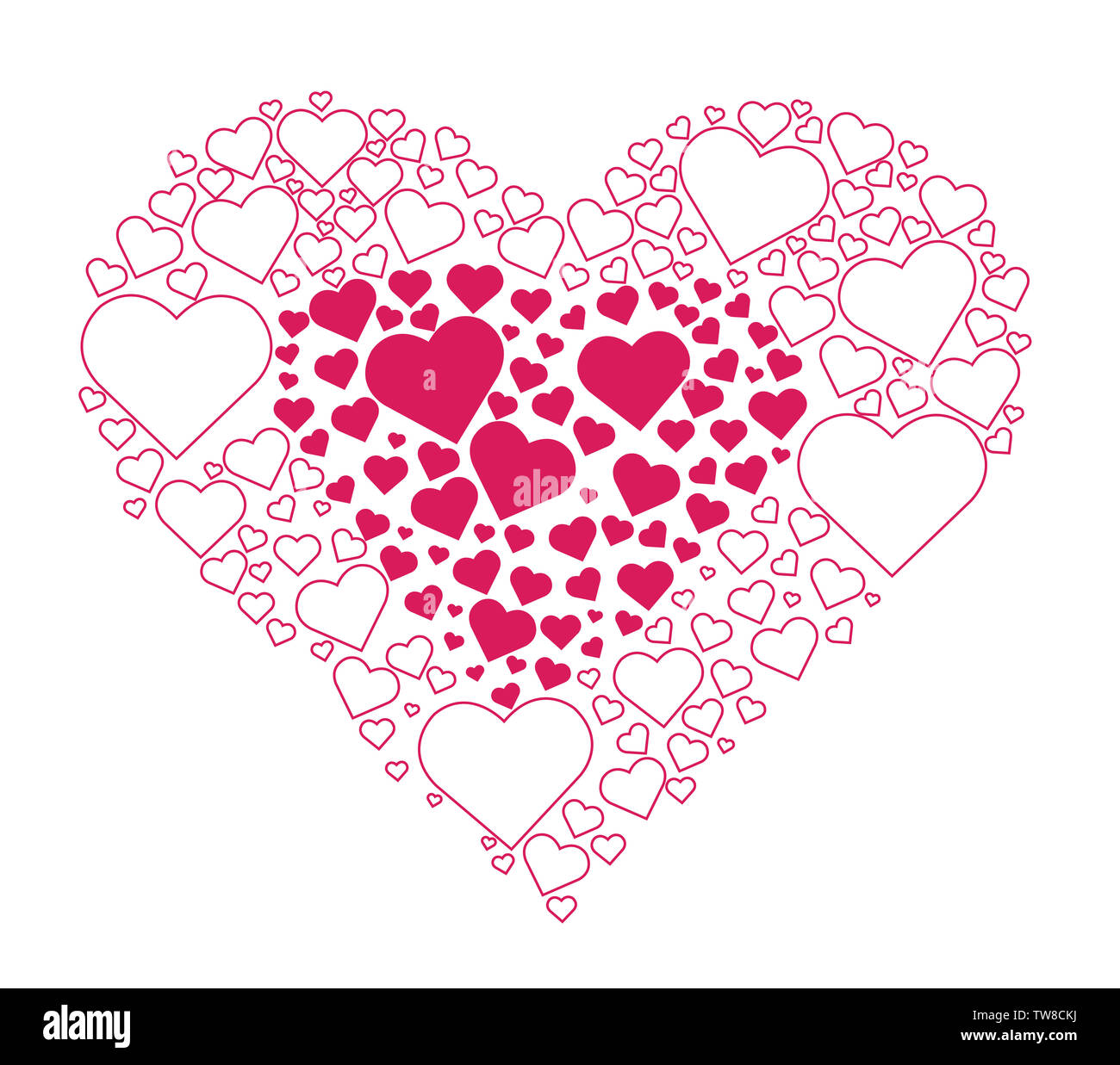 Heart design art Stock Photo - Alamy