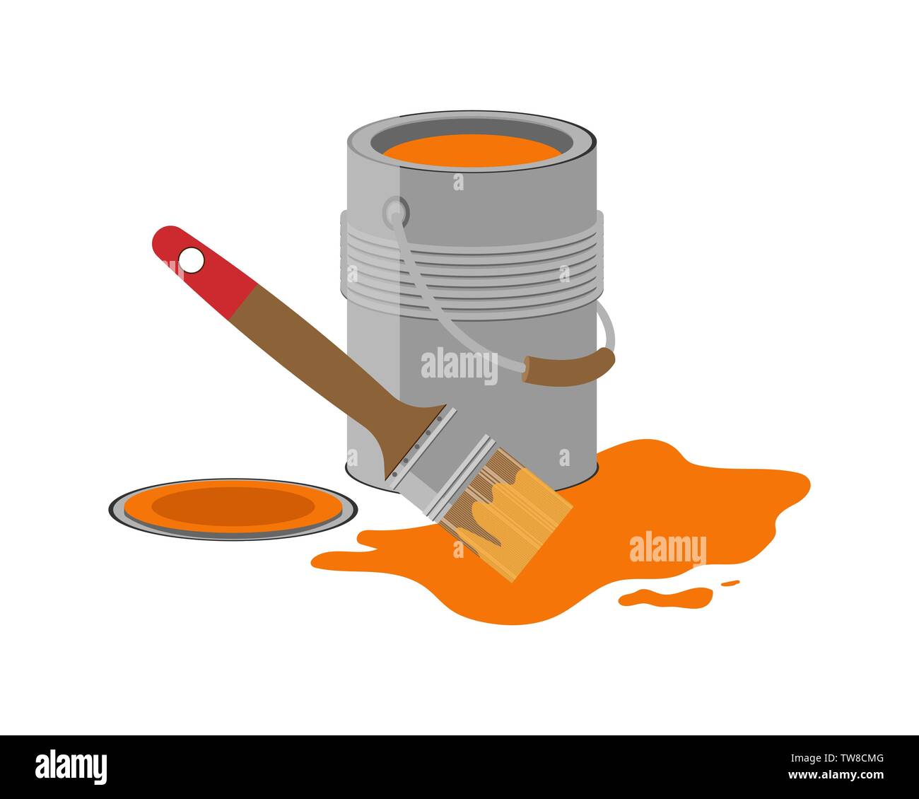 80+ Spilled Paint Can Illustrations, Royalty-Free Vector Graphics