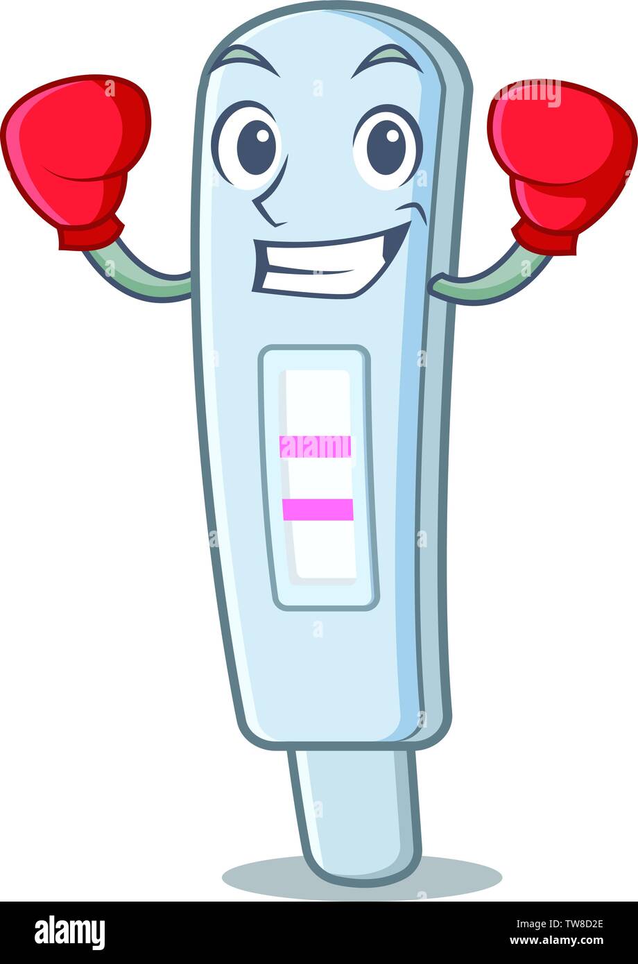 Boxing test pack in the mascot shape Stock Vector Image & Art Alamy