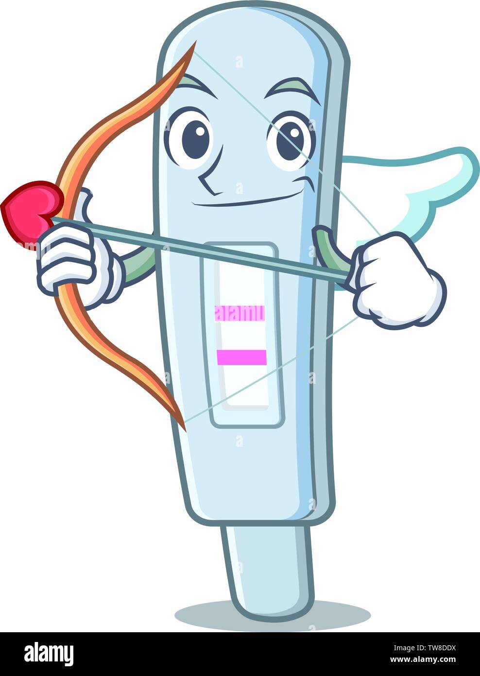 Cupid test pack in the mascot shape Stock Vector Image & Art - Alamy