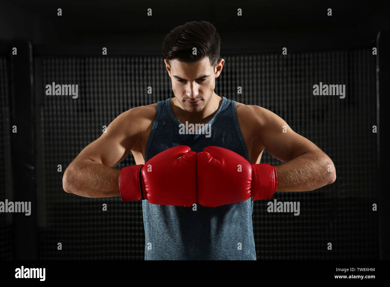 Boxercise Man High Resolution Stock Photography and Images - Alamy
