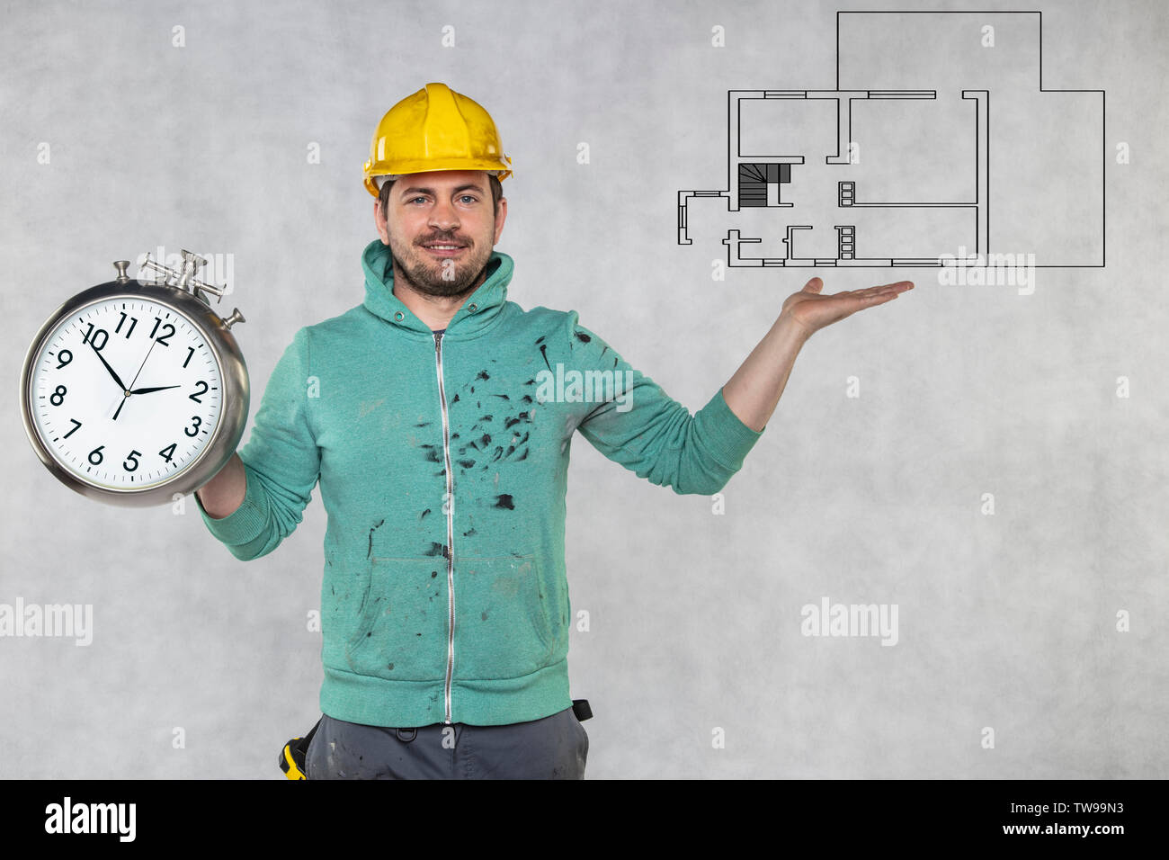Concept delay in construction hi-res stock photography and images - Alamy