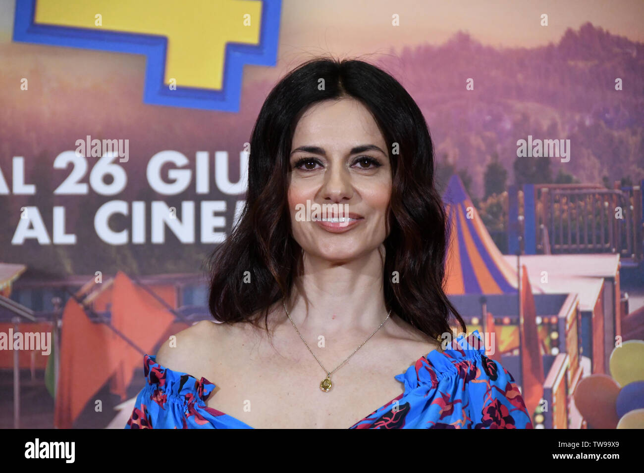 Rome 18 Giu 2019 hotel Parco dei Principi movie presentation TOY STORY 4 Rossella Brescia the Italian voice of ballerina volante Credit: Giuseppe And Stock Photo