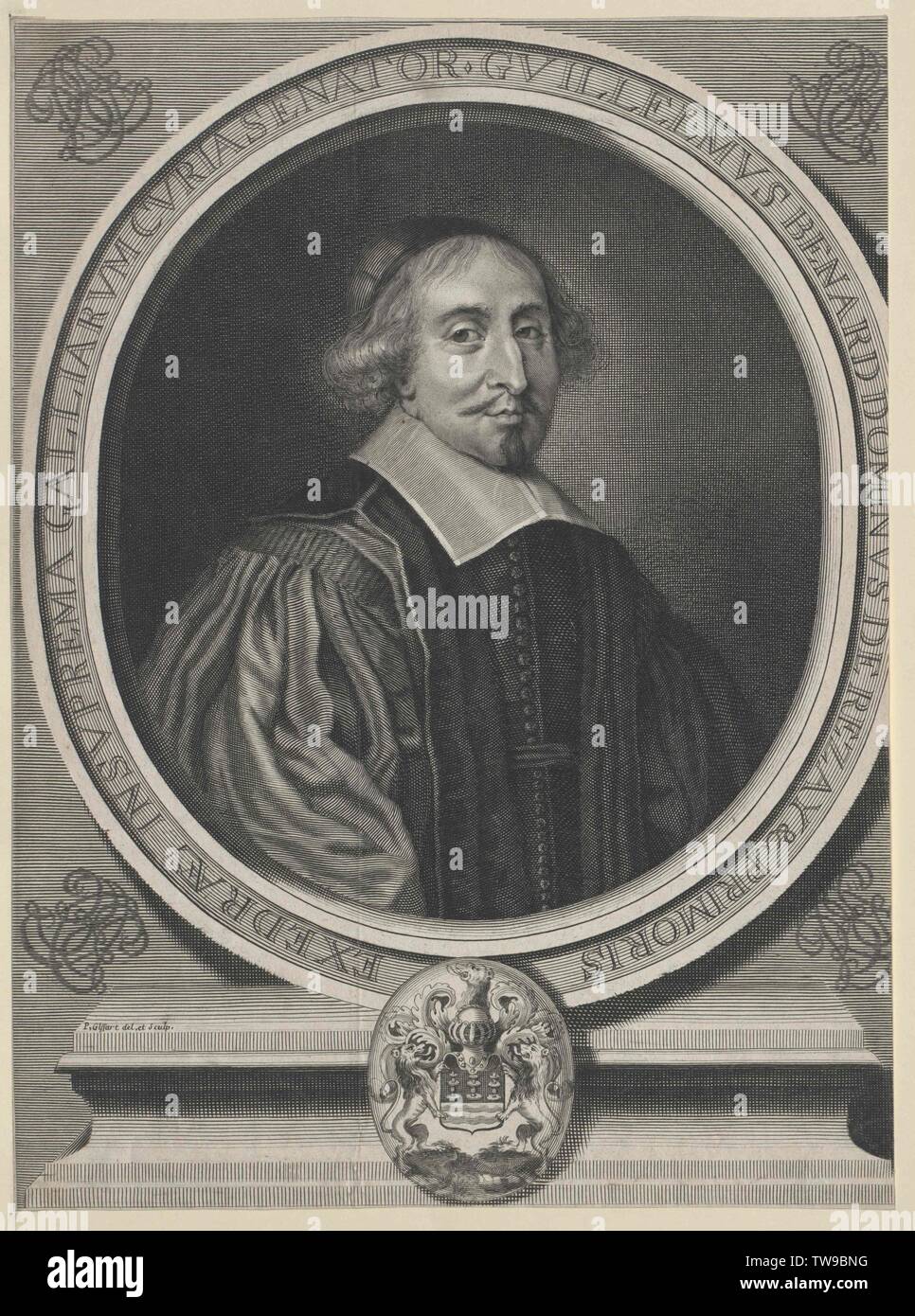 Benard de Rezay, Guillaume, senator of the first chamber in the colonel court of justice of France, 2nd half of the 17th century, Additional-Rights-Clearance-Info-Not-Available Stock Photo