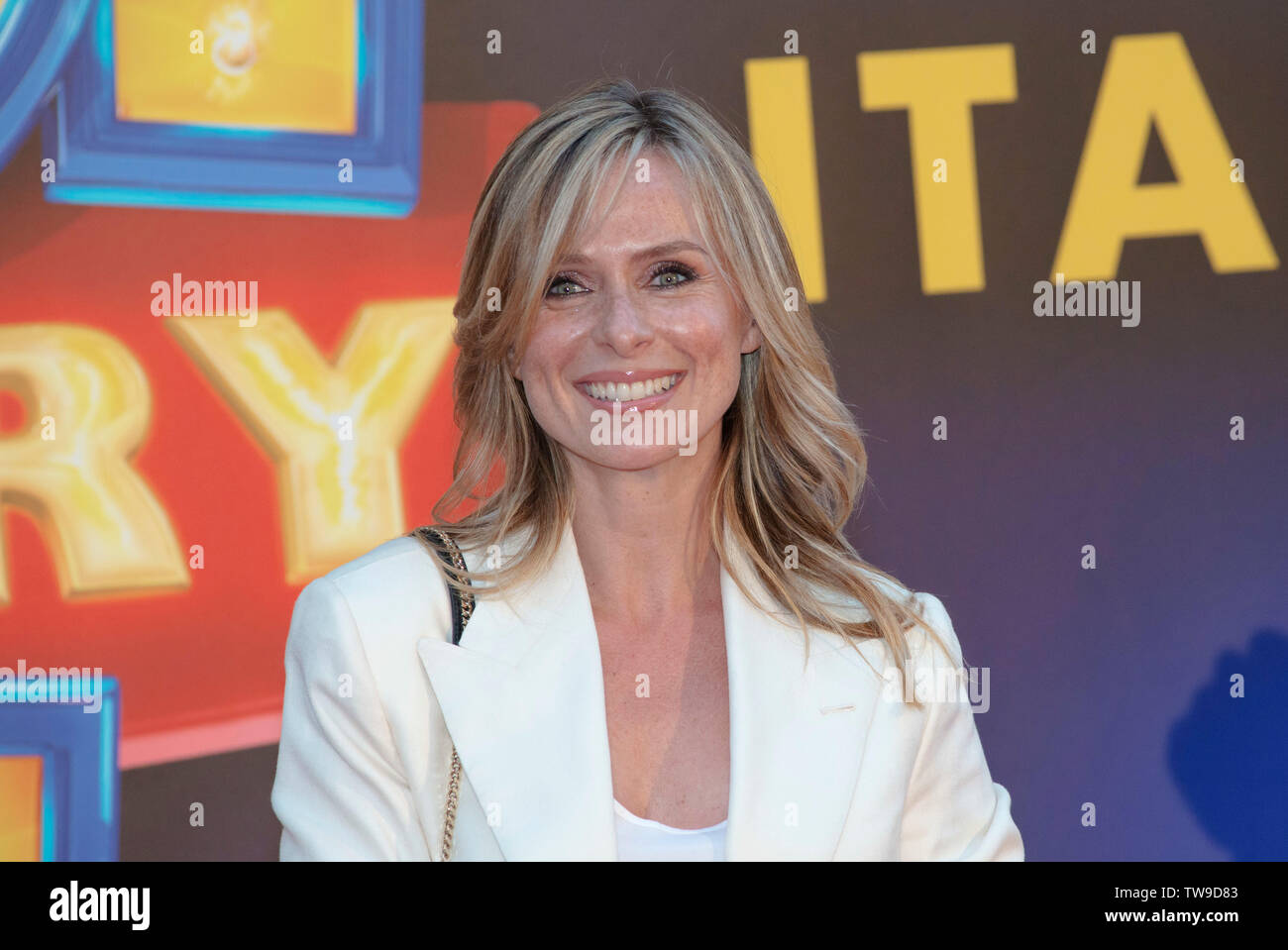 Italian tv celebrities attend the red carpet of Toy Story 4 at Studios in Rome Stock Photo