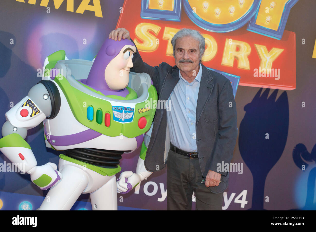 Italian tv celebrities attend the red carpet of Toy Story 4 at Studios in Rome Stock Photo
