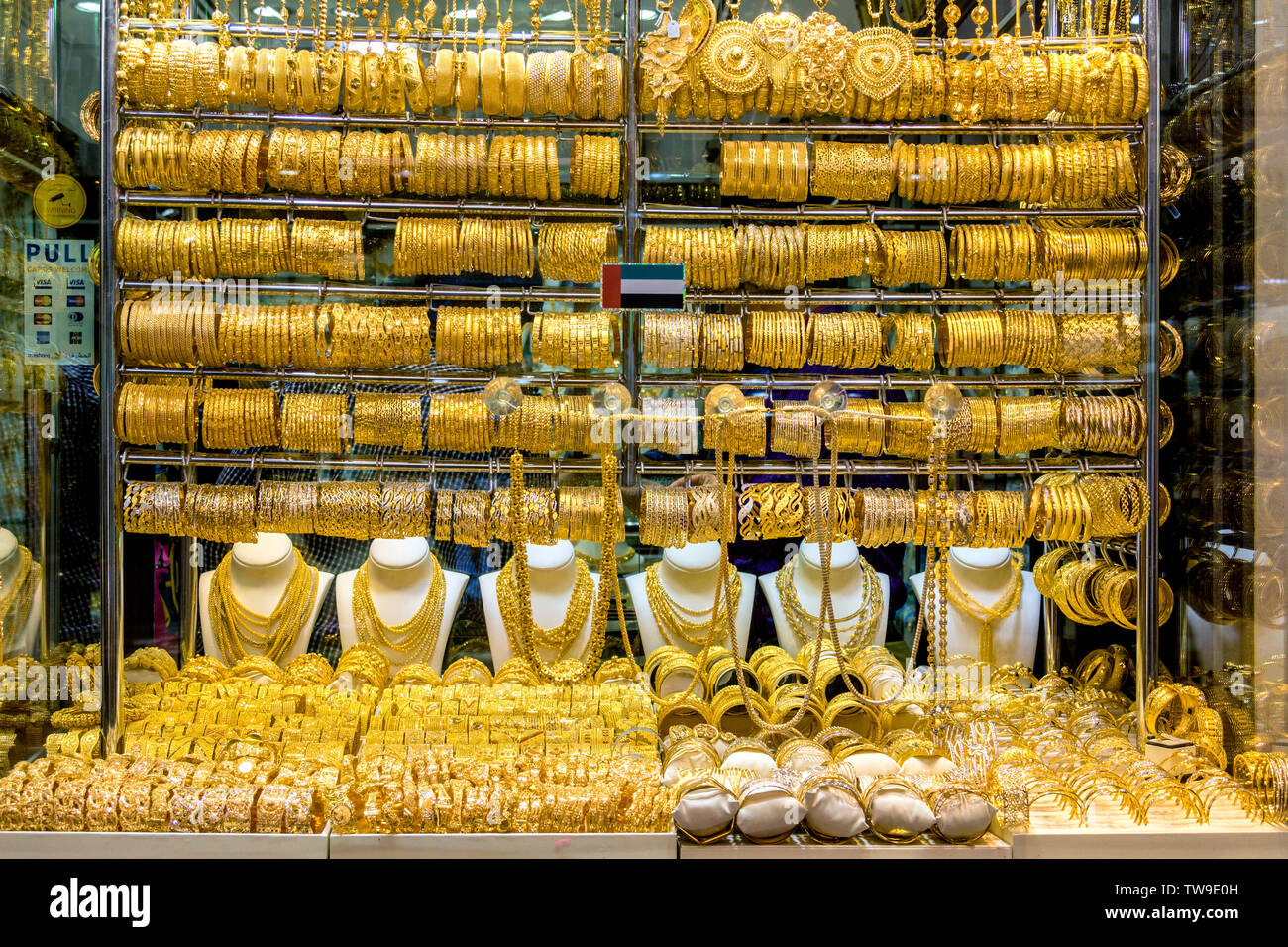 Dubai Gold Market, UAE Stock Photo Alamy