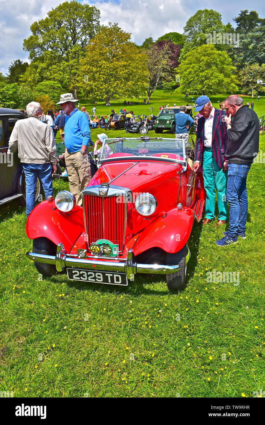 Exeter Classic car show. This is the quintessential British Sports Car