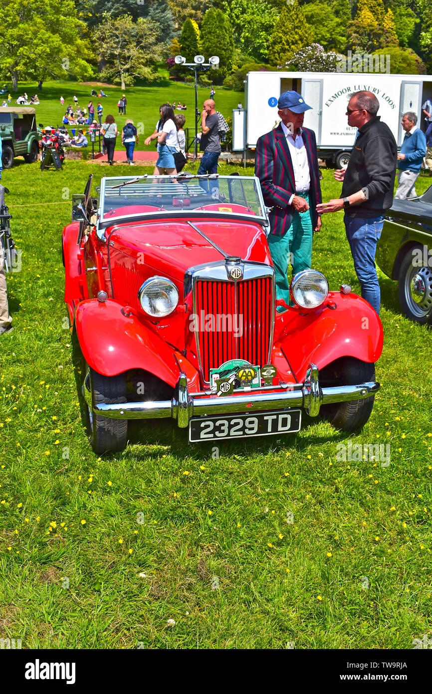 Exeter Classic car show. This is the quintessential British Sports Car
