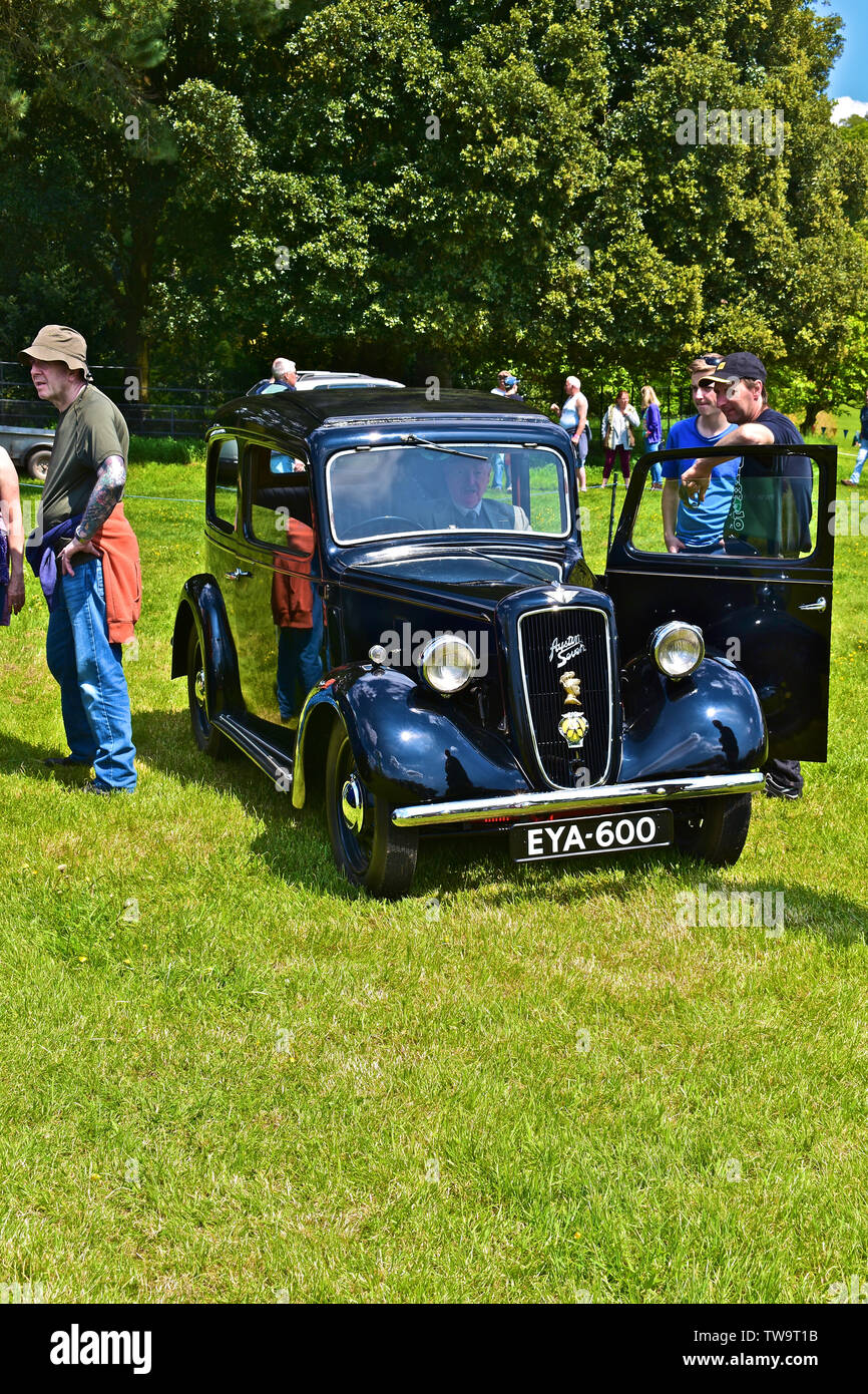 Exeter Classic Car Show An Austin Seven Motor Car Made In Great Britain By The Austin Motor Company From 1922 Until 1939 This Was A Small Family Car Stock Photo Alamy
