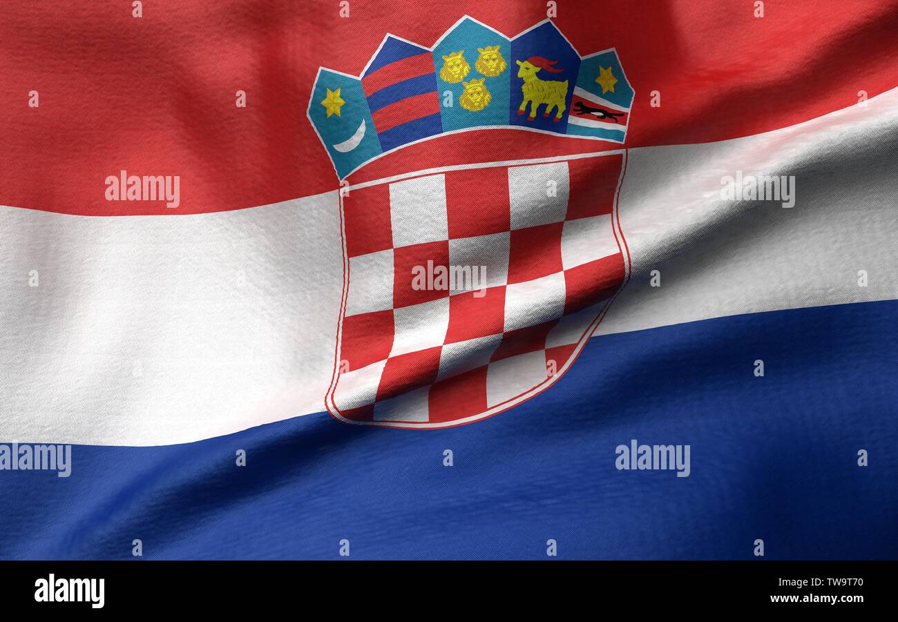 Country Flag Croatia / Kroatien Flag Car Flag Funny D0030007 Flag