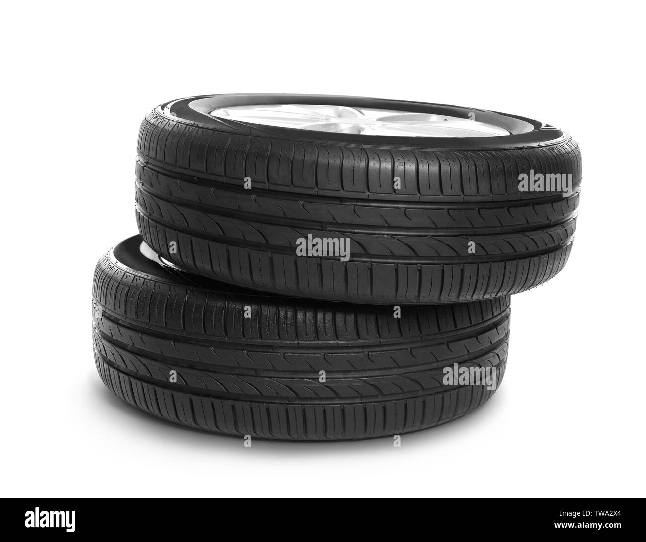 Alloy wheels stack Cut Out Stock Images & Pictures Alamy