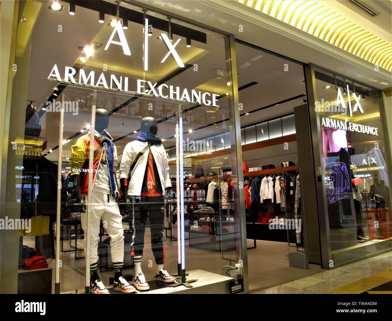 stores that sell armani exchange