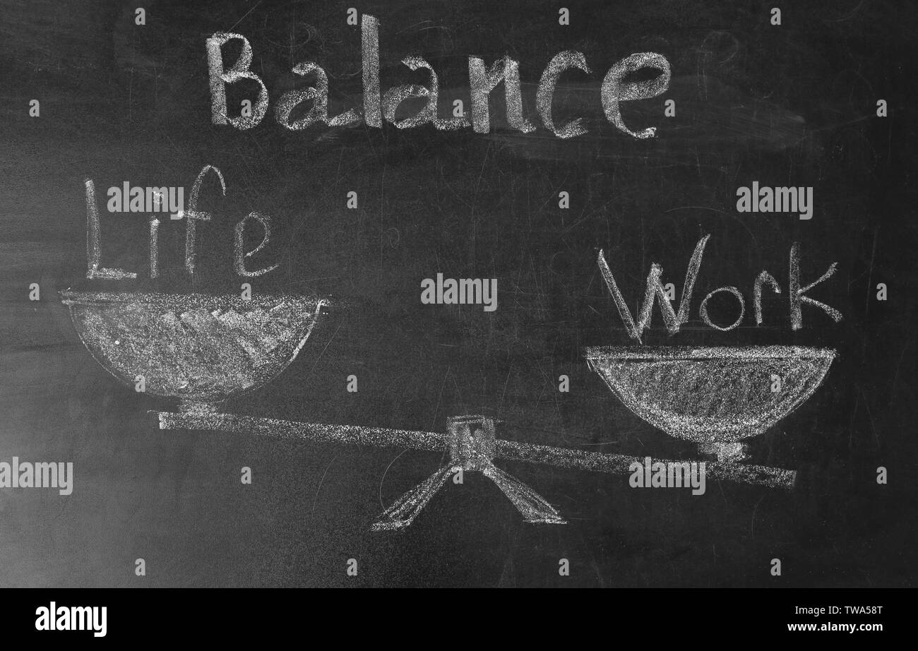 Work life balance Black and White Stock Photos & Images Alamy