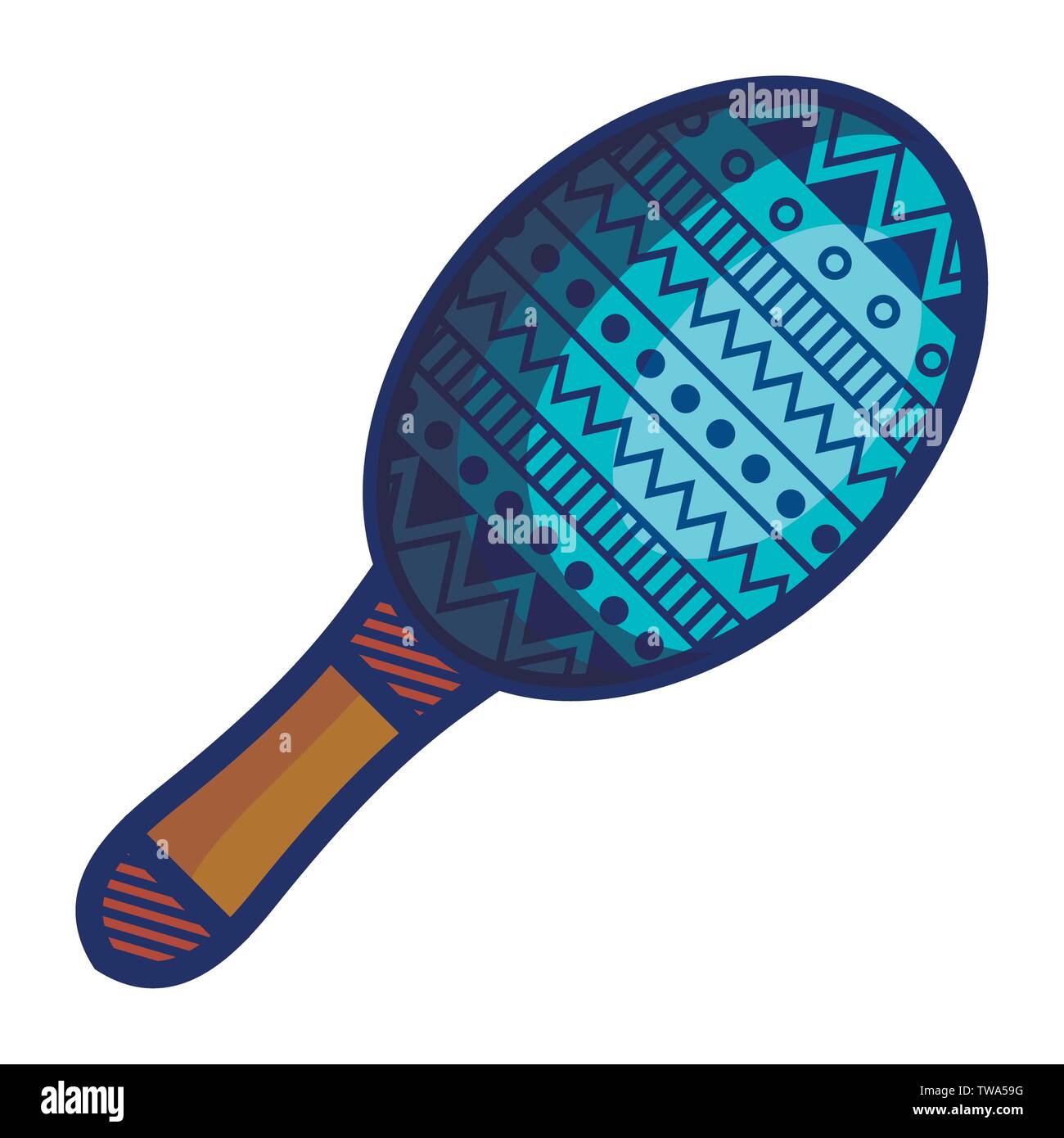 maracas tropical instrument isolated icon Stock Vector Image & Art - Alamy