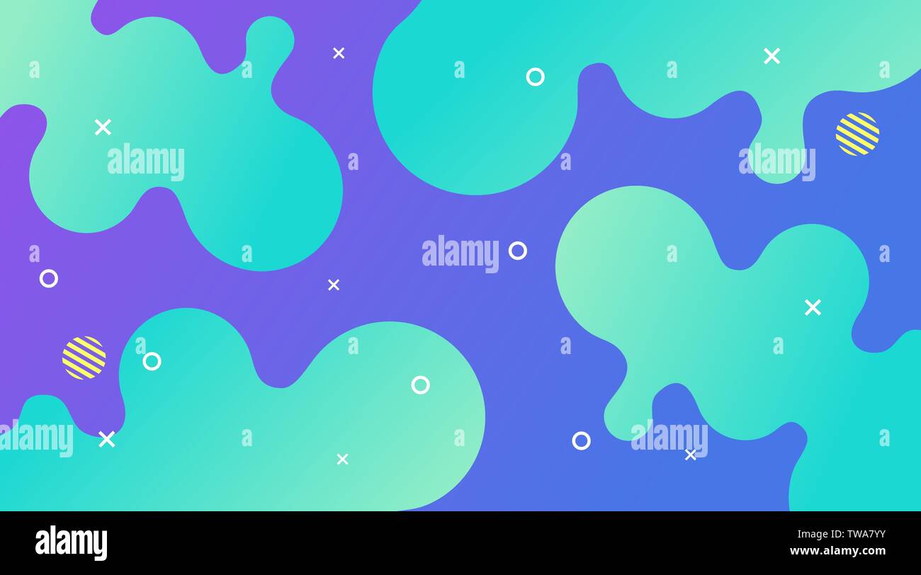 Liquid Gradient Fluid Design Abstract Background Can Be Used For