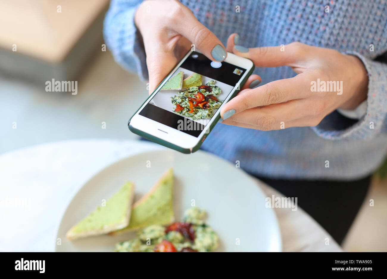 Taking delicious scrambled eggs hi-res stock photography and images - Alamy