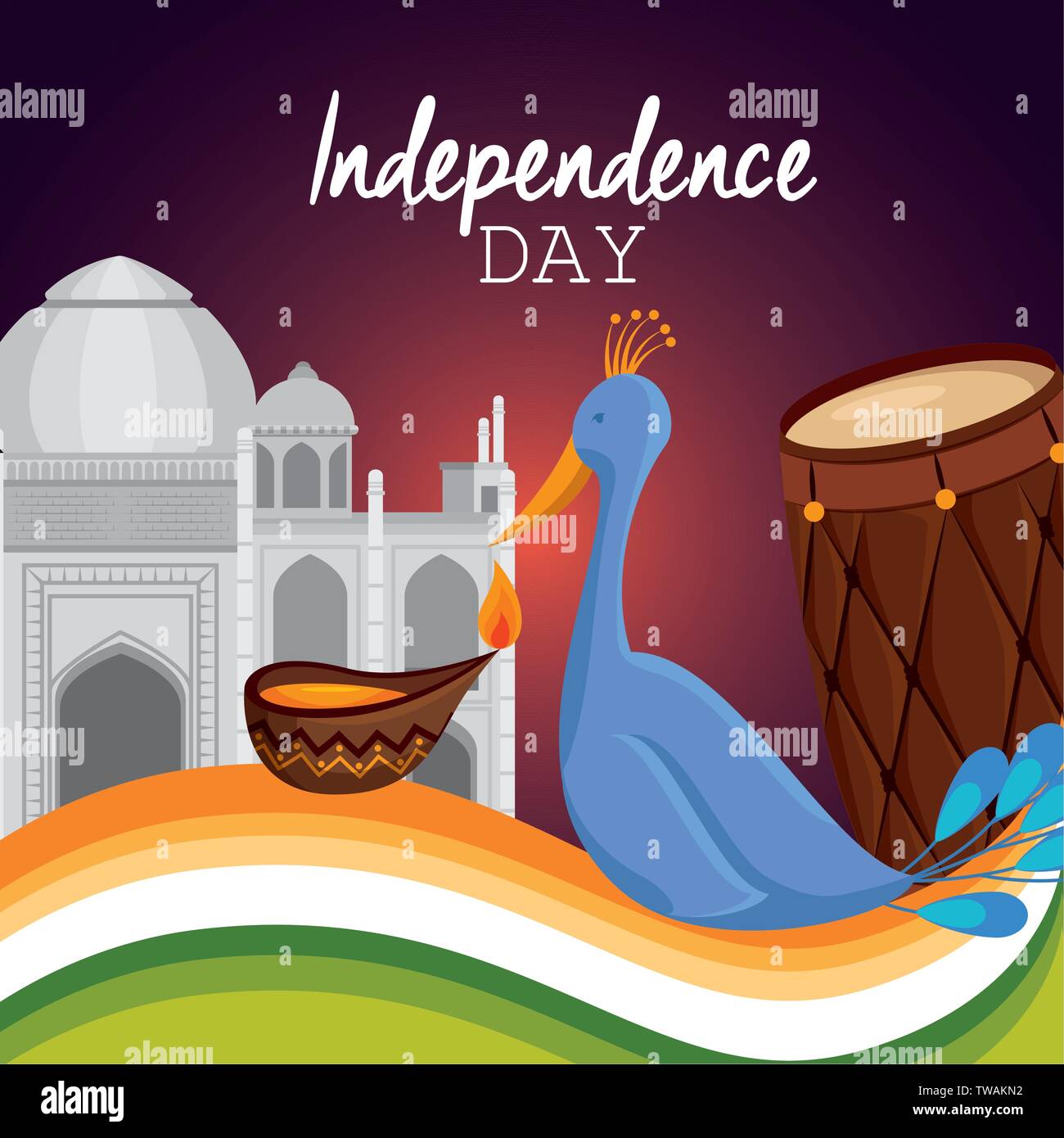 poster of india independence day celebration Stock Vector Image & Art ...