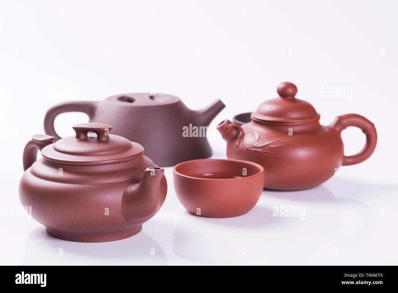 purple sand tea set Stock Photo - Alamy