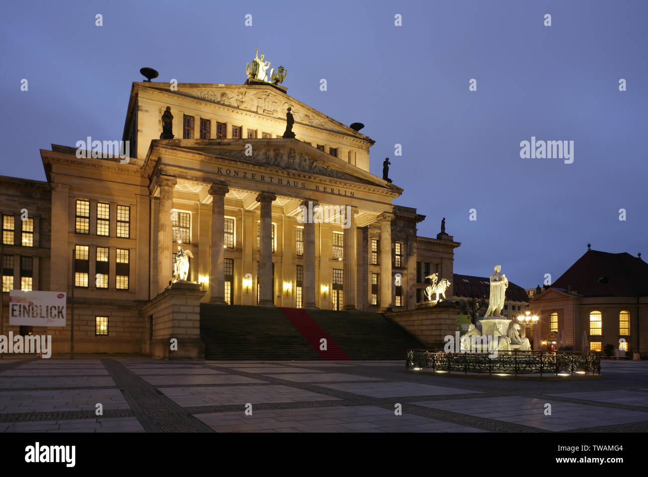 The Konzerthaus Berlin, Gendarmenmarkt, Berlin, Germany. Stock Photo