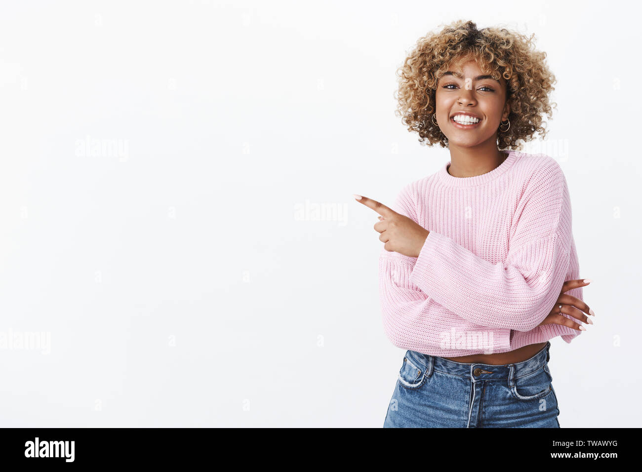 Carefree Happy And Gorgeous African American Young Female