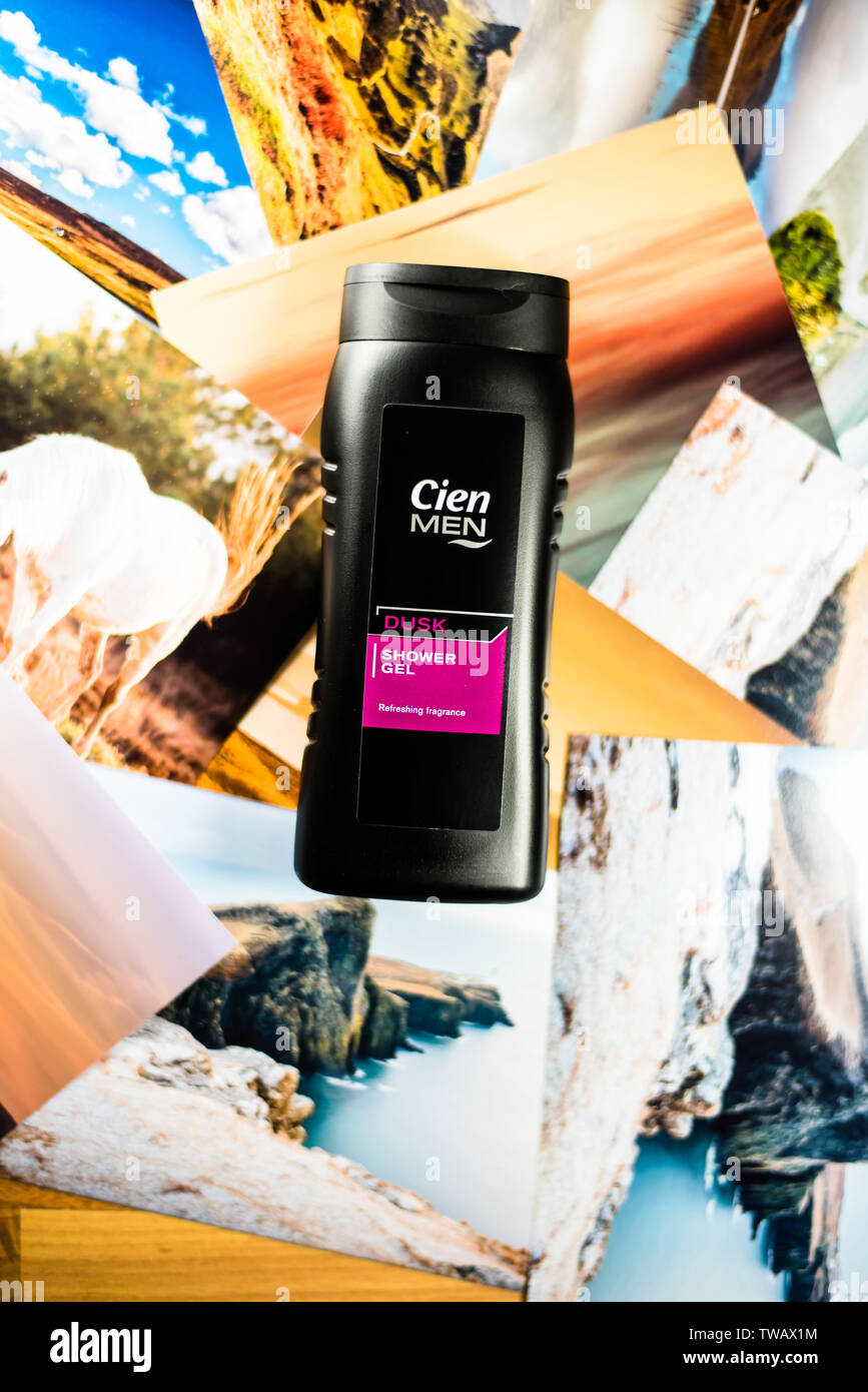 Shower gel for man - Cien brand by Lidl Stock Photo - Alamy