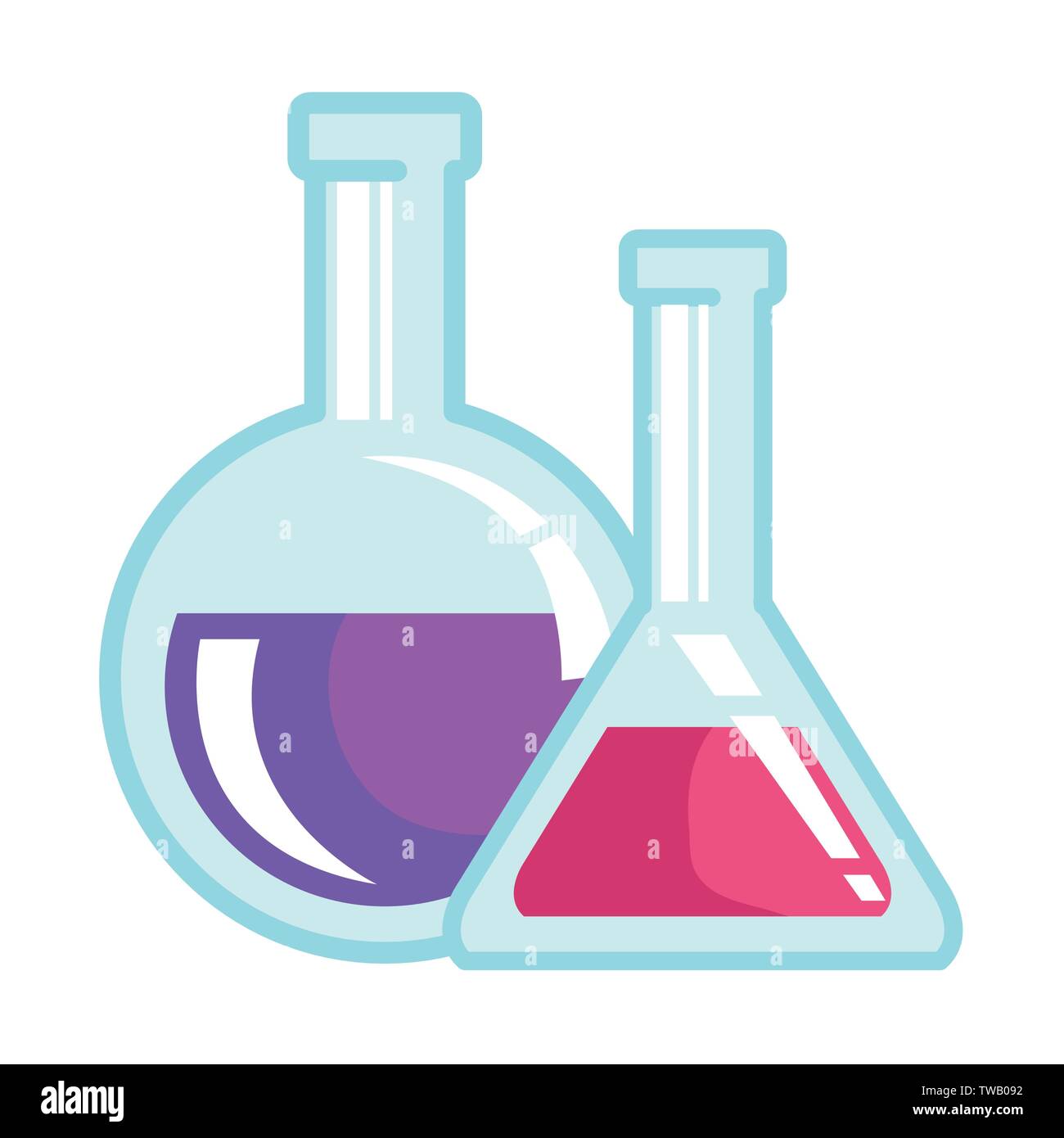 tubes test flasks laboratory supplies Stock Vector Image & Art - Alamy