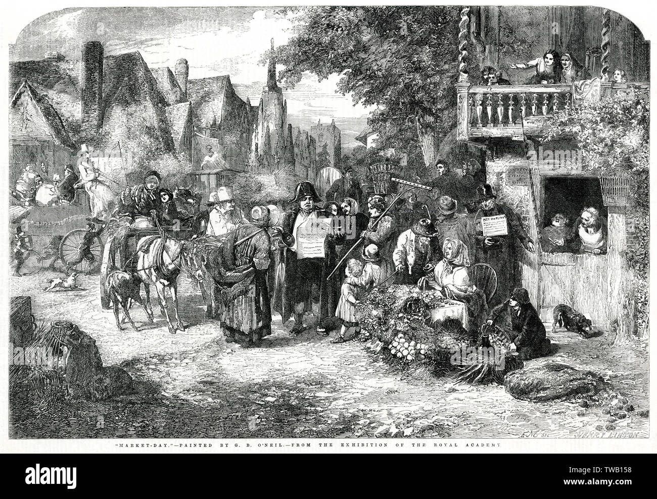 Country Town Cut Out Stock Images Pictures Alamy