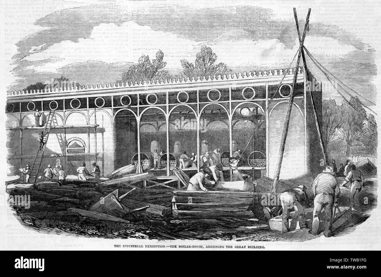 BUILDING BOILER HOUSE Stock Photo Alamy