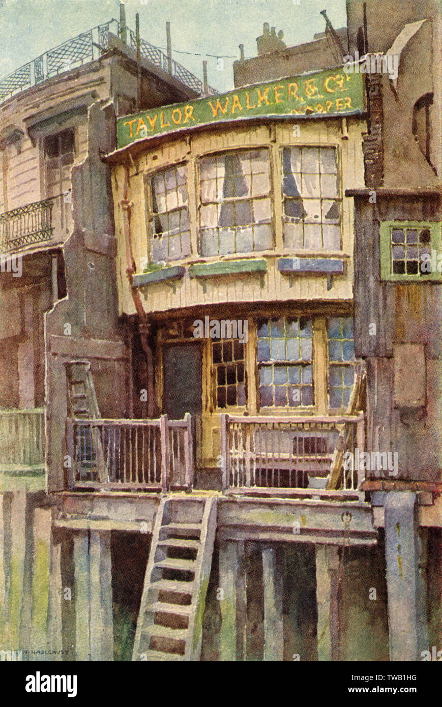 GRAPES PUB, LIMEHOUSE Stock Photo Alamy