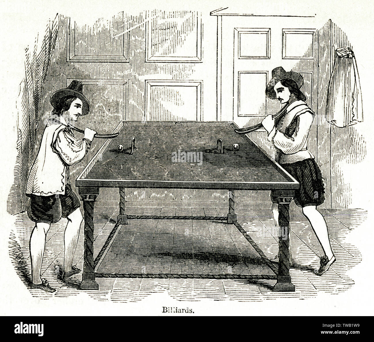 Billiards 18th century High Resolution Stock Photography and Images Alamy