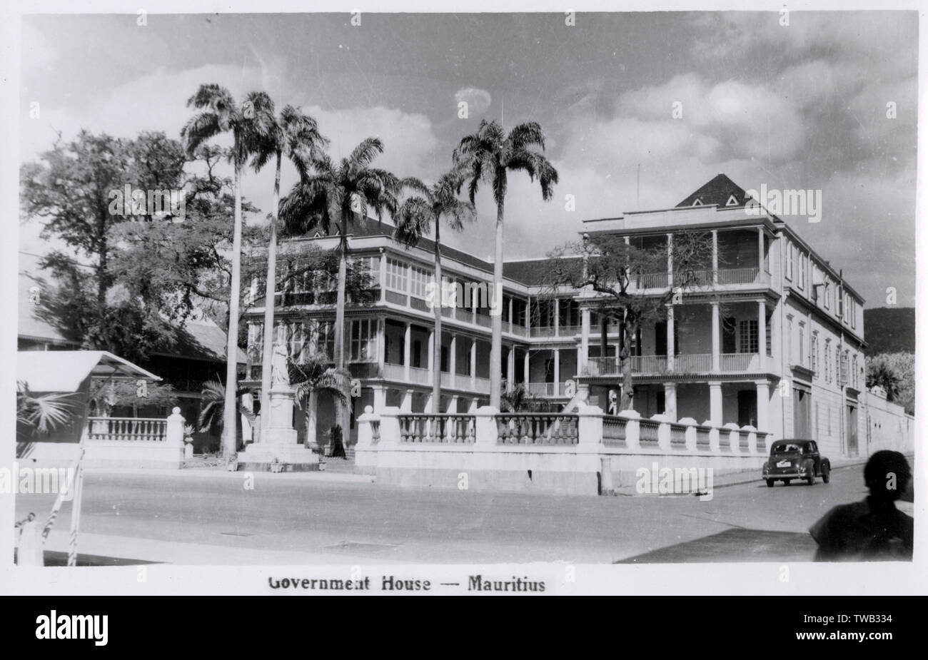The Government House, Intendance St, Port Louis, Mauritius Stock Photo