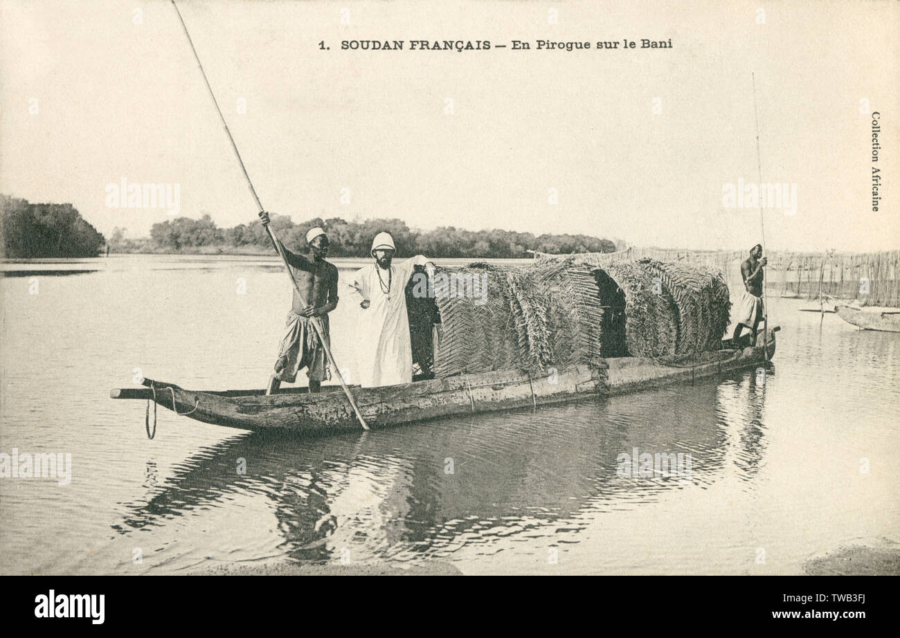 Mali - Bani River, principal tributary of the Niger River Stock Photo