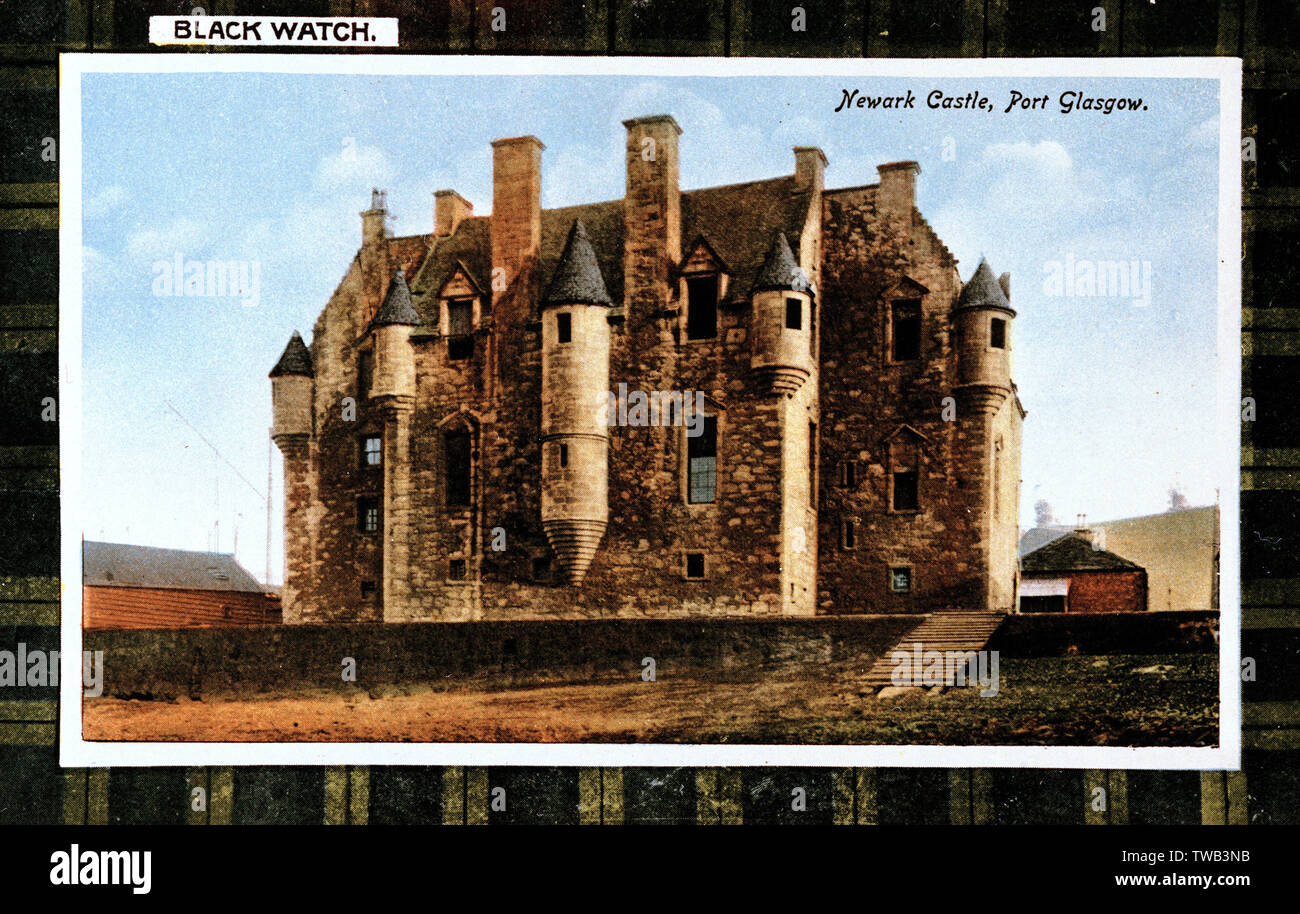 Newark Castle, Port Glasgow, Inverclyde, Scotland Stock Photo