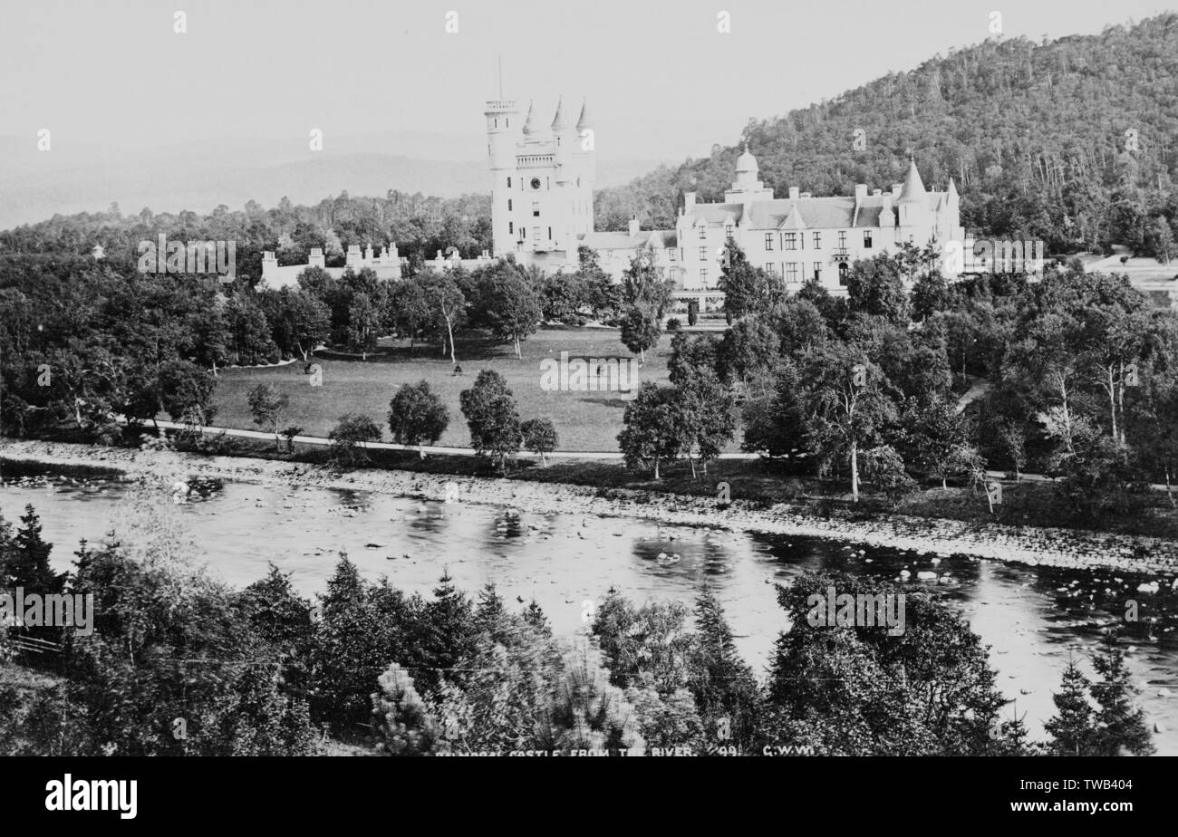 Balmoral Castle Black and White Stock Photos & Images - Alamy