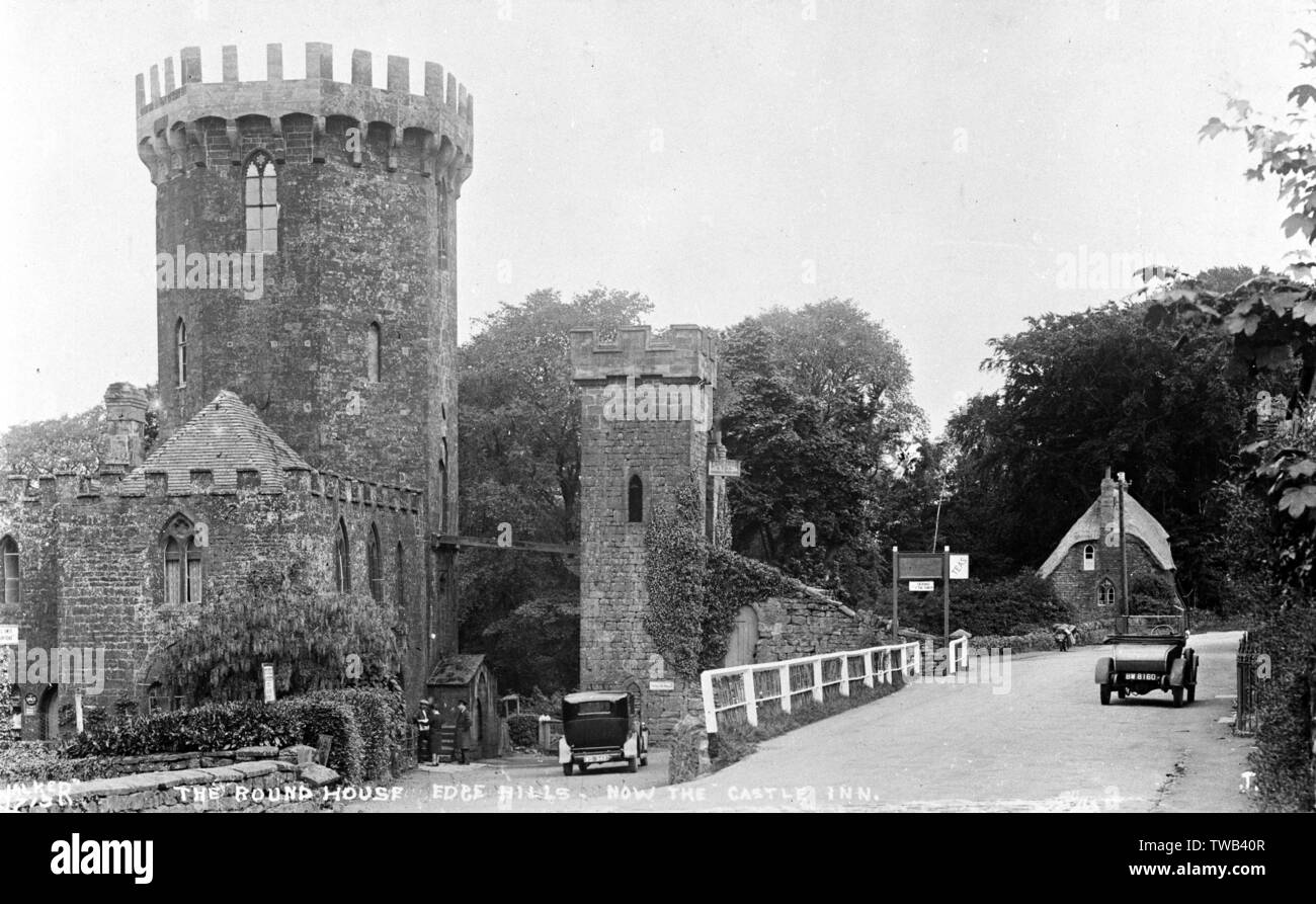 Castle at Edge Hill, Banbury, Oxfordshire Stock Photo