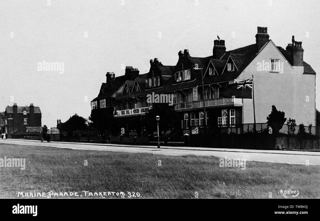 Marine Hotel, Tankerton, near Whitstable, Kent Stock Photo