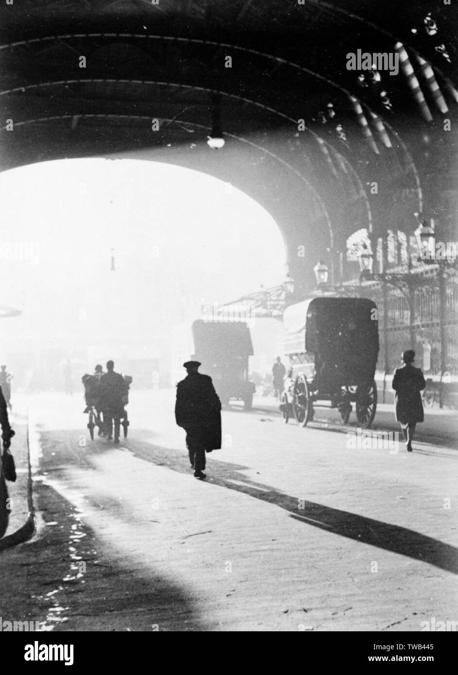 Grand Avenue, Smithfield Market, City of London Stock Photo