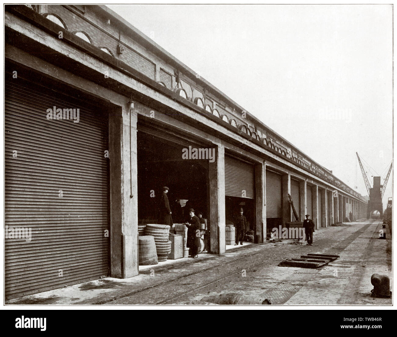 Port of London Authority, West India Docks, East London Stock Photo