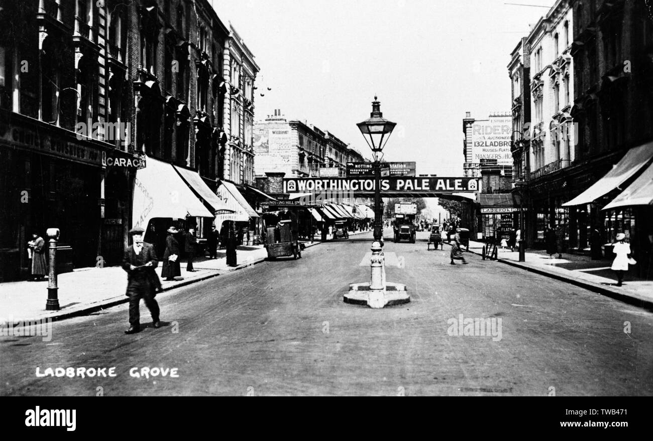 Notting Hill and Ladbroke Grove Station, West London Stock Photo