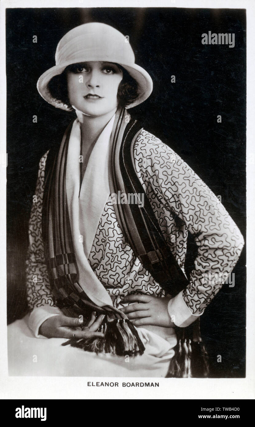 Eleanor Boardman - American silent era Movie Actress Stock Photo