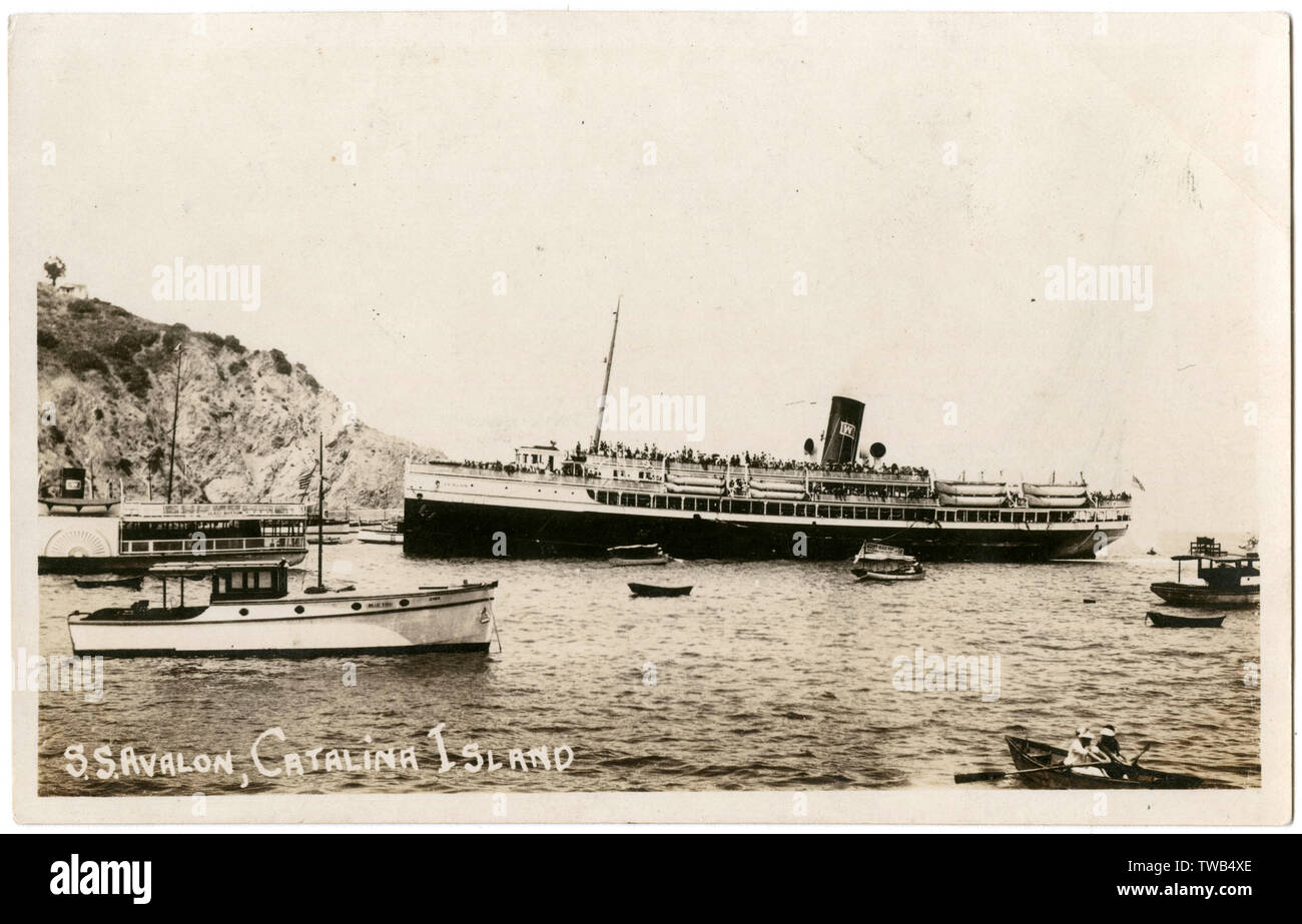 SS Avalon, Santa Catalina Island, California, USA Stock Photo