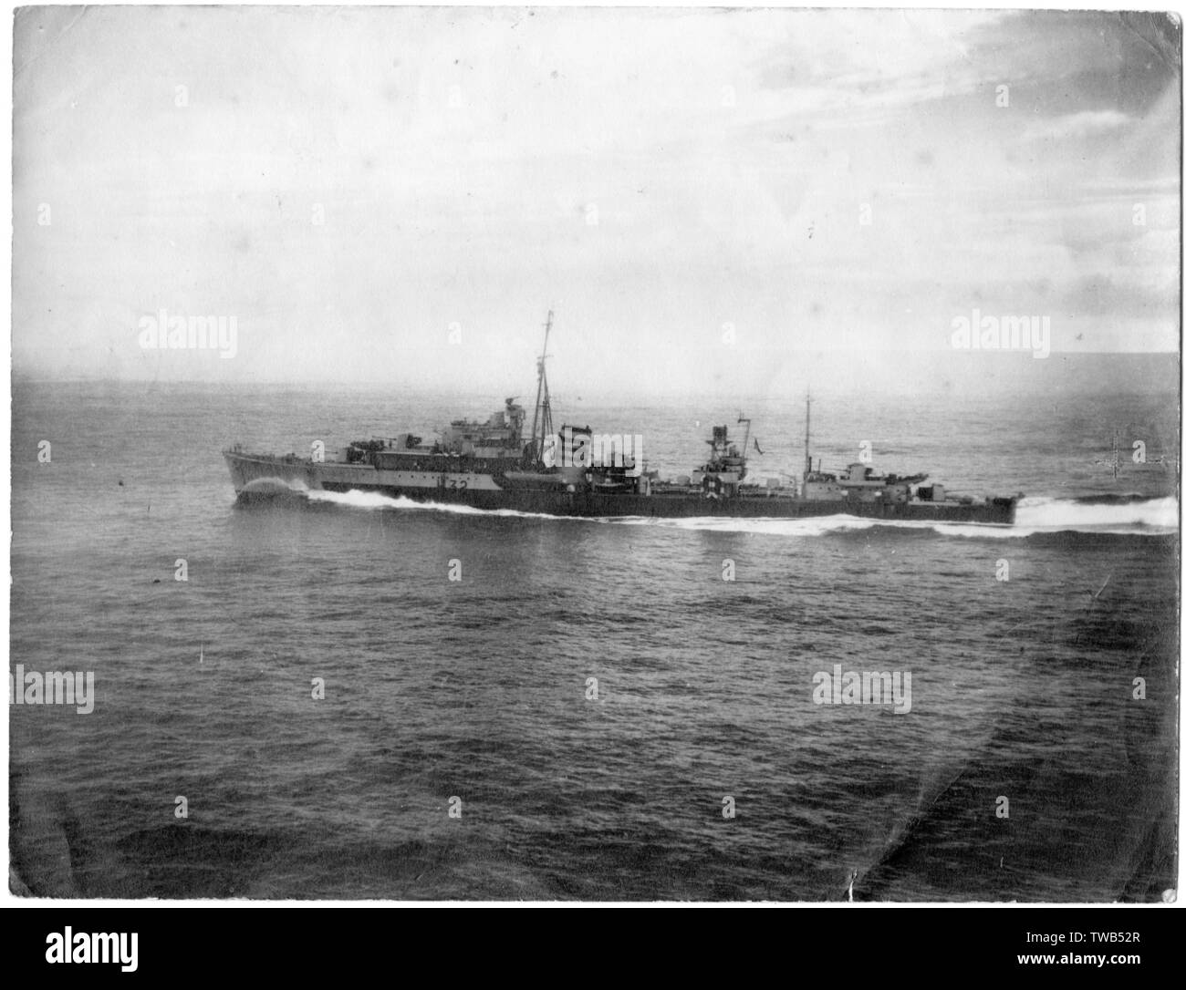 HMS Rapid, British destroyer, WW2 Stock Photo