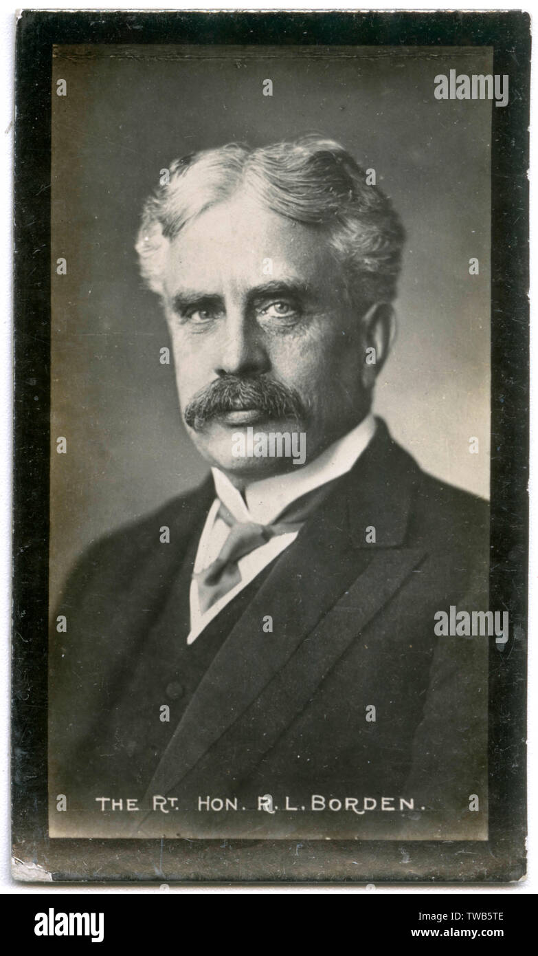 Robert Laird Borden, Canadian lawyer and politician Stock Photo Alamy