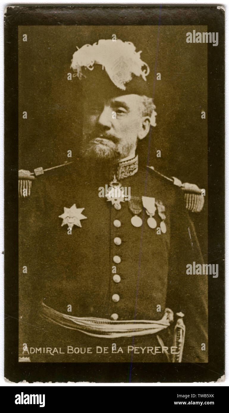 Auguste Boue de Lapeyrere, French Admiral Stock Photo