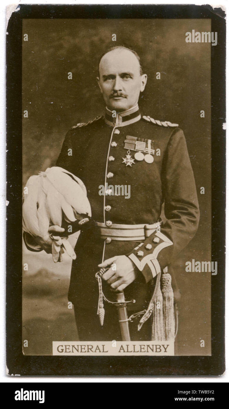 General Edmund Allenby, British army officer Stock Photo