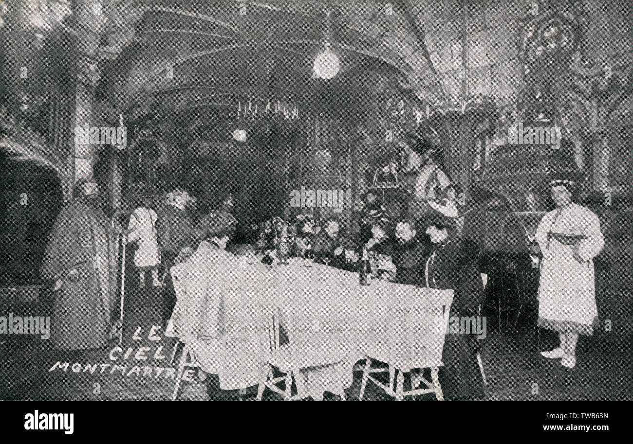 Le Ciel - Paris Cabaret Nightclub - Inreior Stock Photo - Alamy