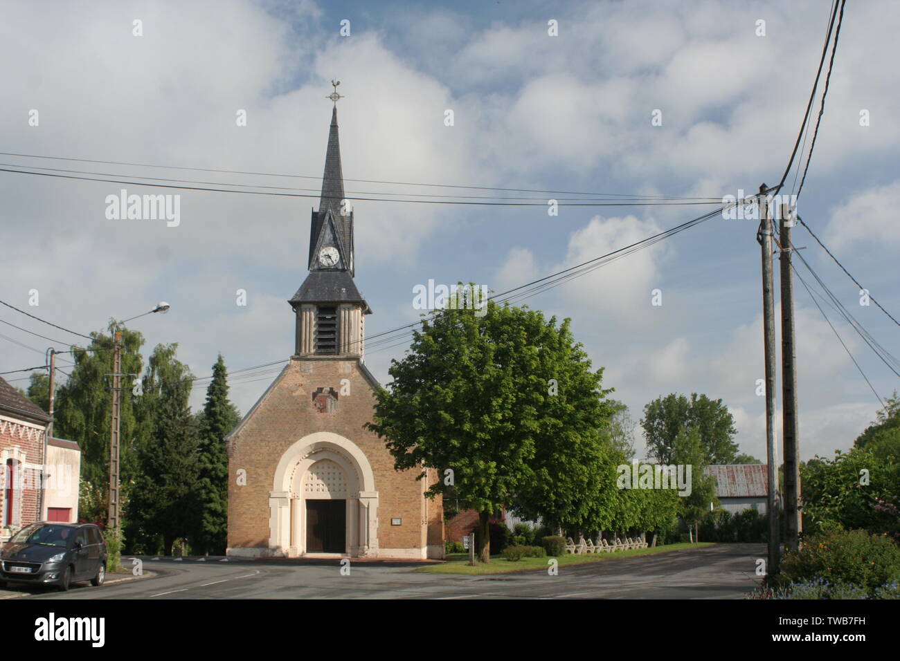 Ville sur Ancre Stock Photo Alamy