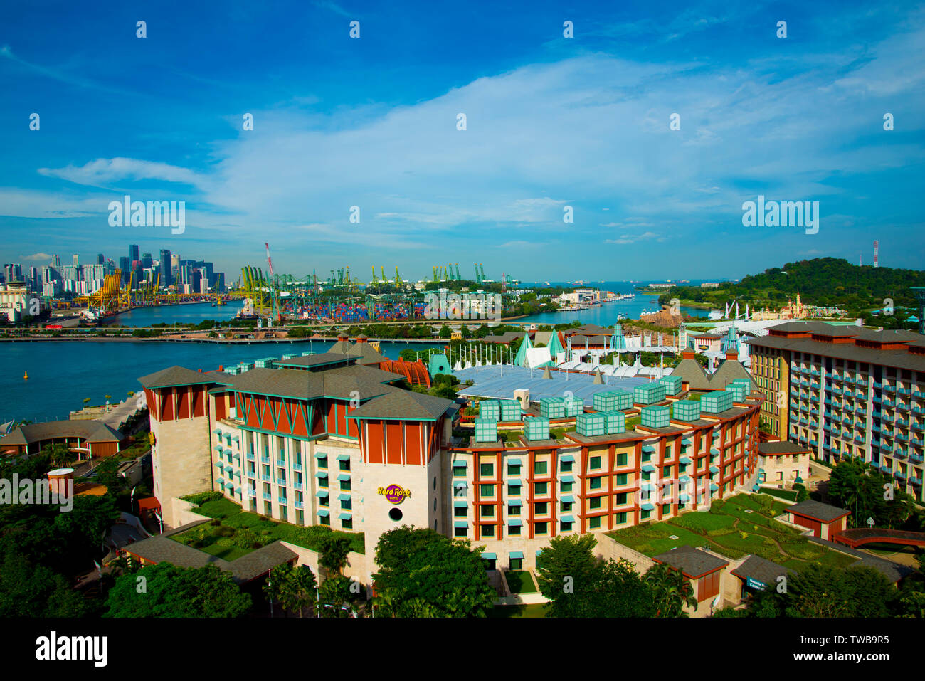 The Hard Rock Hotel located on Sentosa 